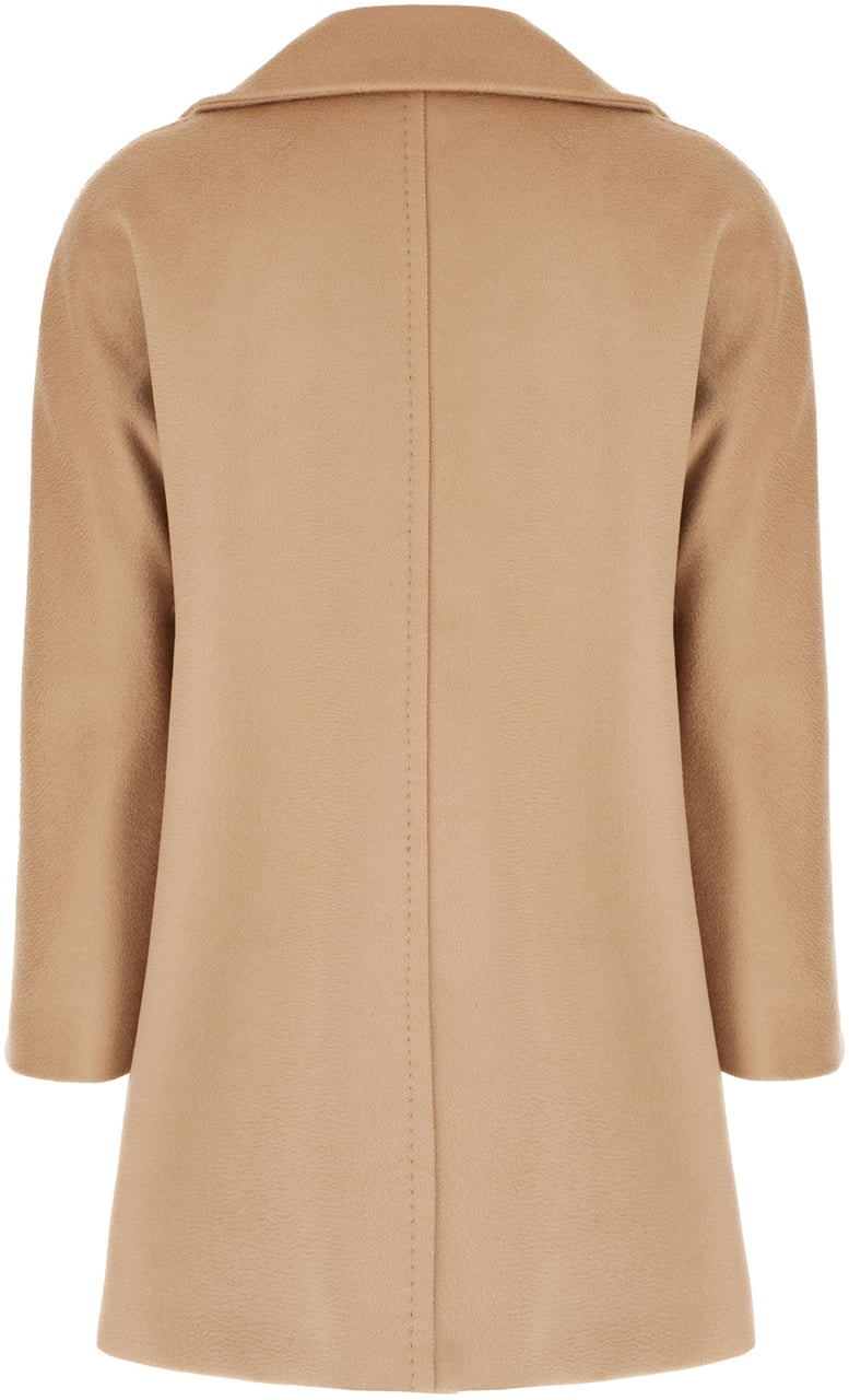 Max Mara Max Mara Studio Camel wool Belize coat Bruin
