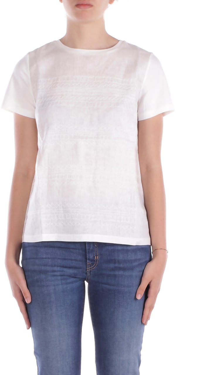 Max Mara T-Shirts And Polos Total White Wit