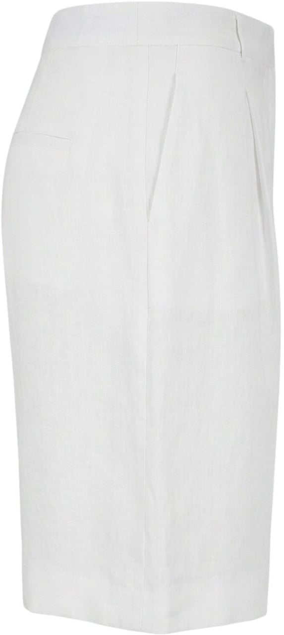 Max Mara Linen bermudas 'Caravan' Wit