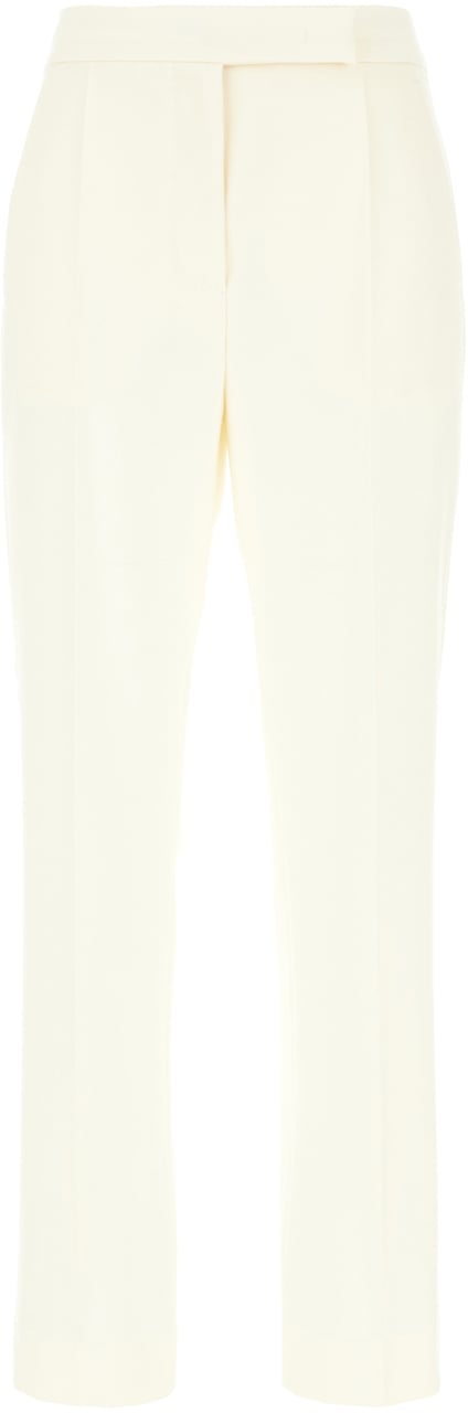 Max Mara Pastel yellow wool blend pants Geel