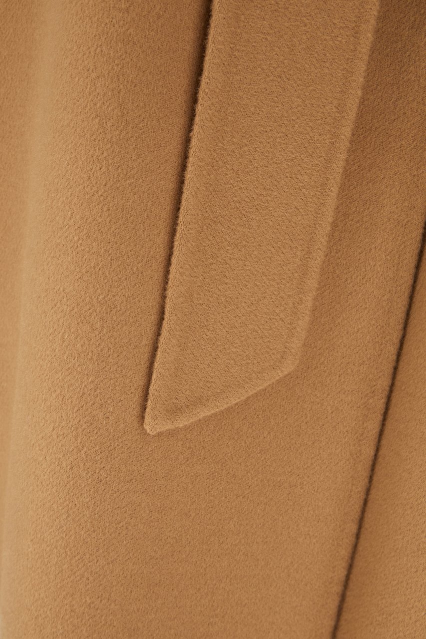 Max Mara Max Mara Studio Camel wool blend coat Bruin