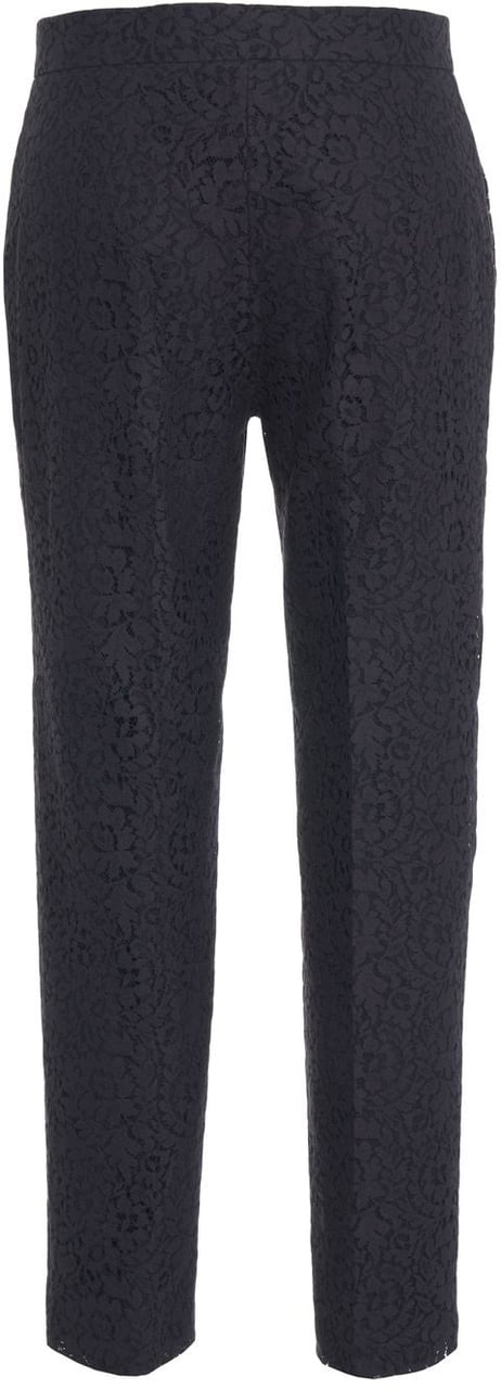 Max Mara Pants with floral embroidery 'Coron' Blauw