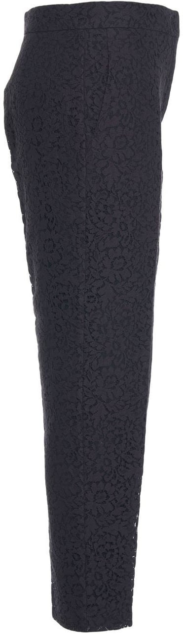 Max Mara Pants with floral embroidery 'Coron' Blauw