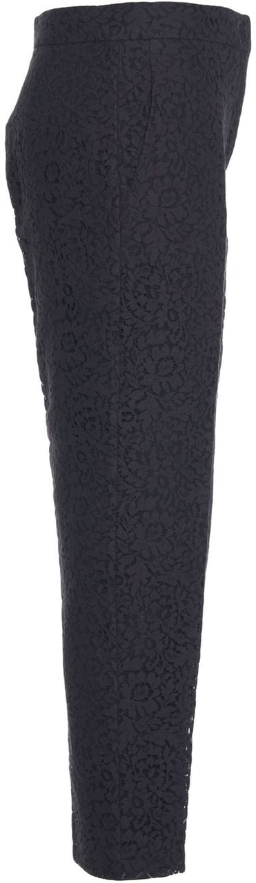 Max Mara Pants with floral embroidery 'Coron' Blauw