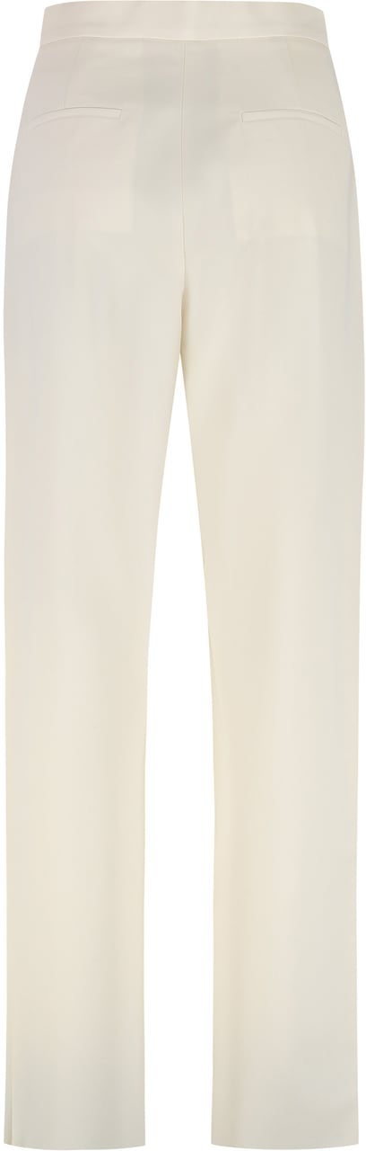 Max Mara Dede carrot-fit cotton trousers Wit