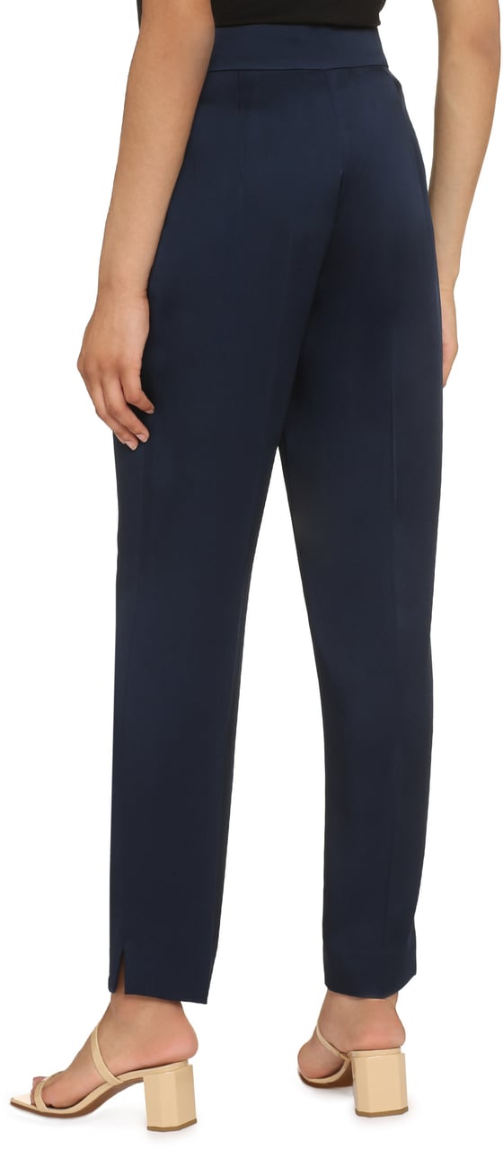 Max Mara Deserto straight-leg trousers Blauw