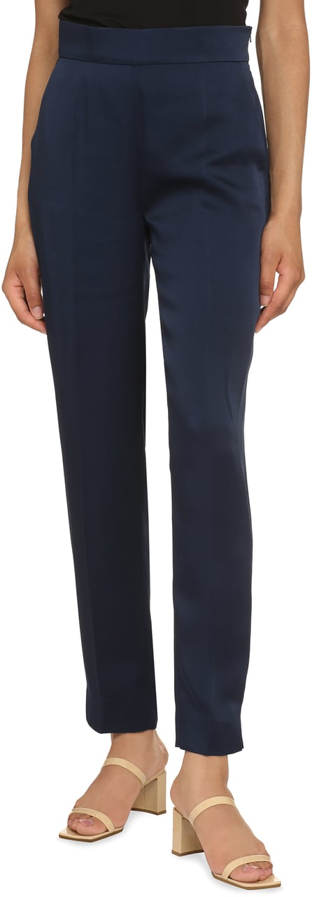 Max Mara Deserto straight-leg trousers Blauw