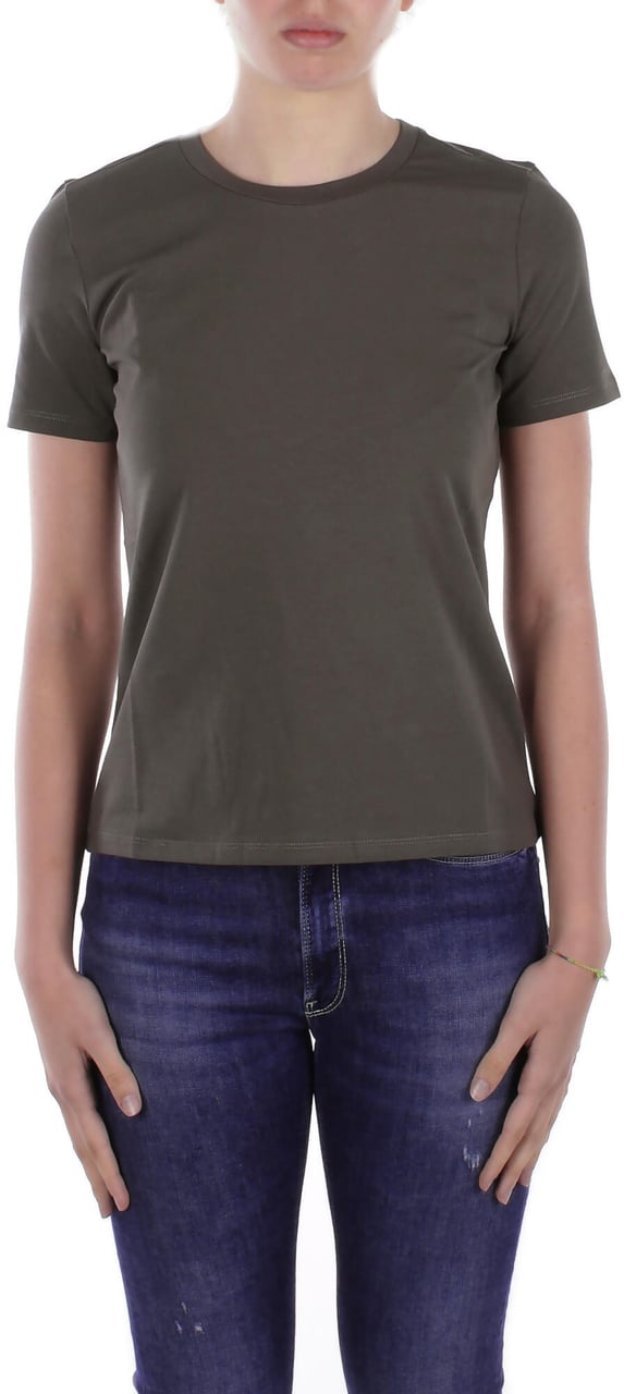 Max Mara T-Shirts And Polos Verde Scuro Groen