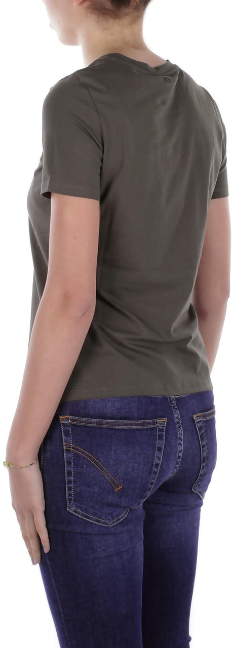 Max Mara T-Shirts And Polos Verde Scuro Groen