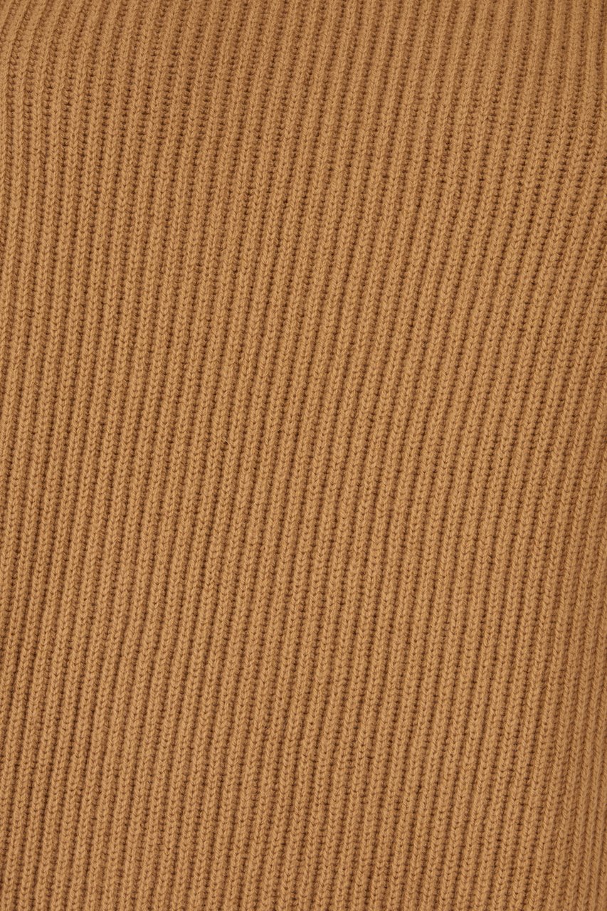 Max Mara Max Mara Studio Biscuit wool blend sweater dress Bruin