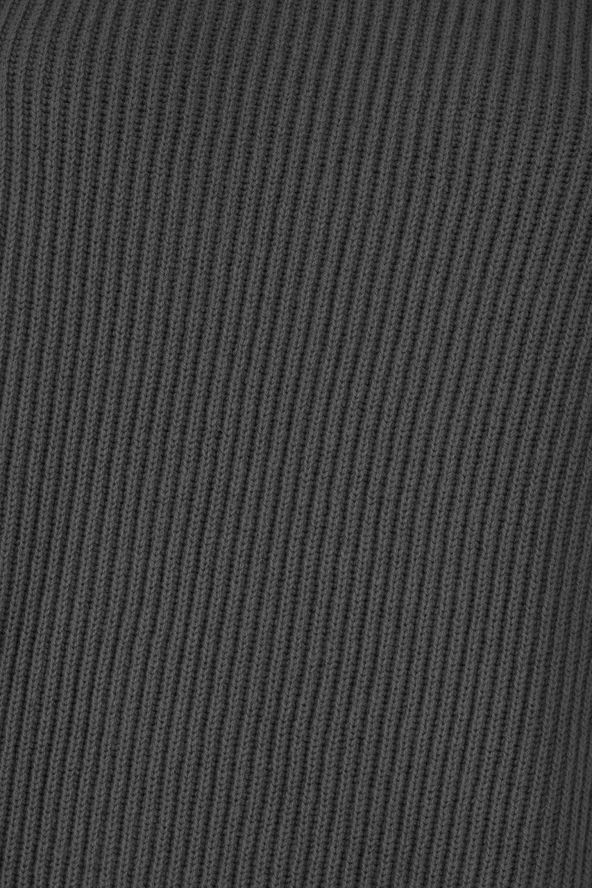 Max Mara Max Mara Studio Dark grey wool blend sweater dress Grijs