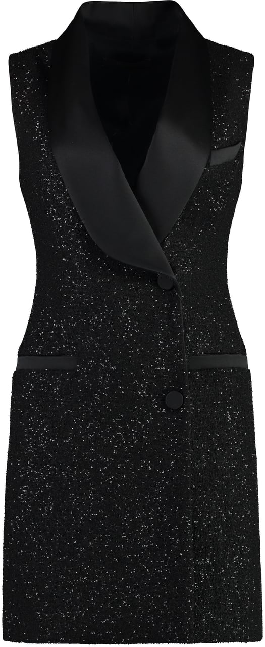 Max Mara Eiffel sequin mini-dress Zwart