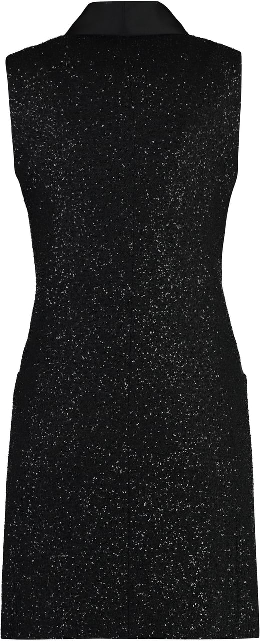 Max Mara Eiffel sequin mini-dress Zwart