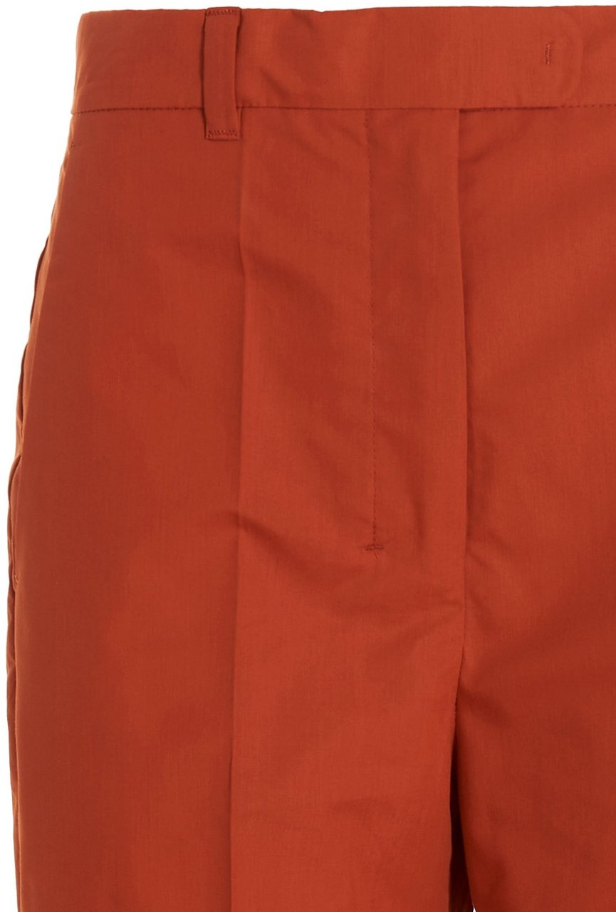 Max Mara Trousers Orange Oranje
