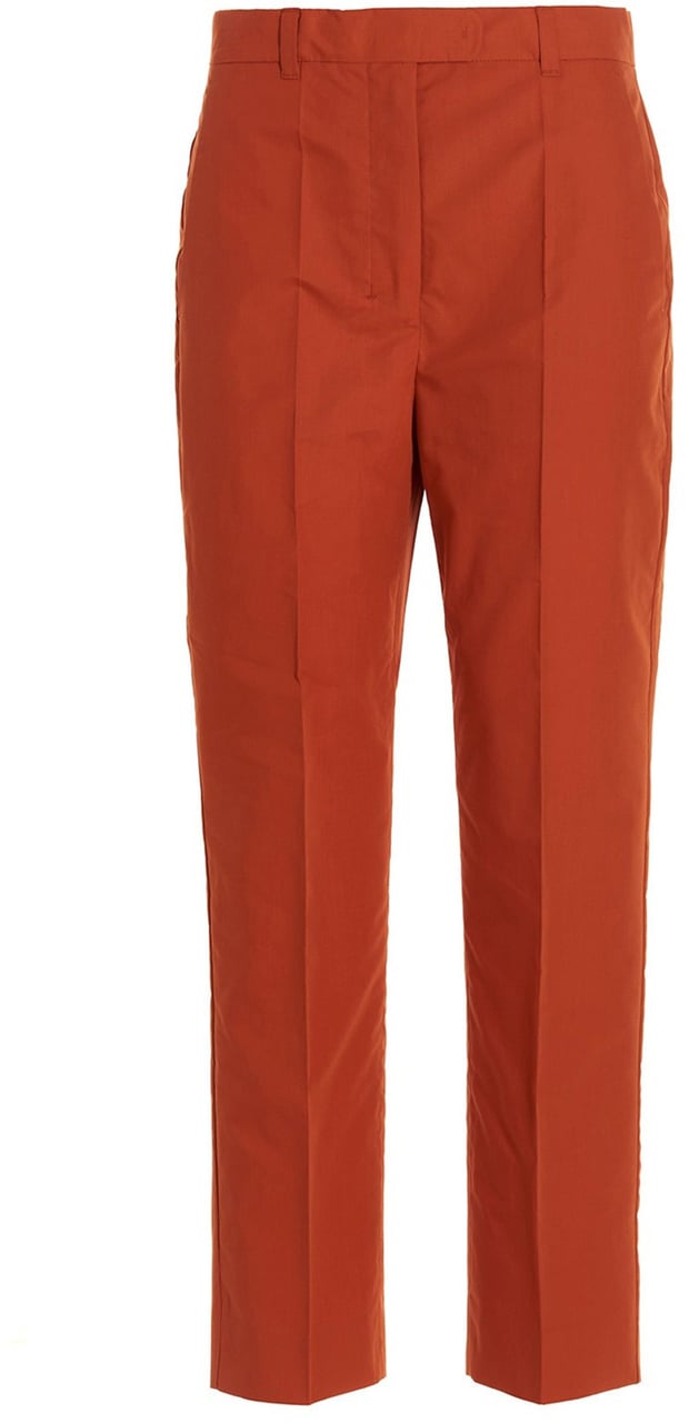 Max Mara Trousers Orange Oranje