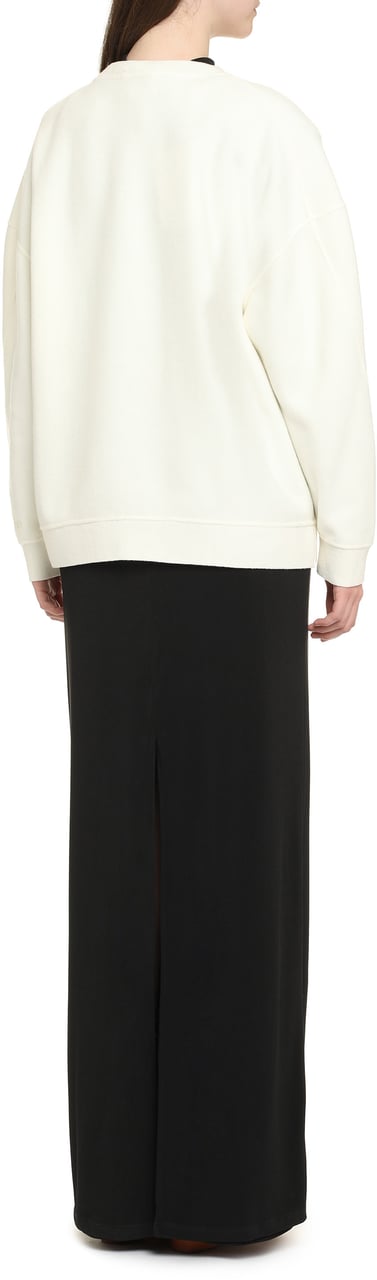 Max Mara Elvira wool and cashmere sweater Wit