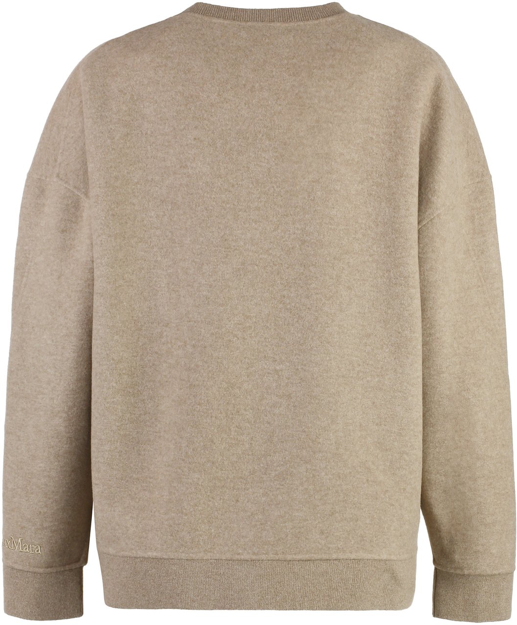 Max Mara Elvira wool and cashmere sweater Beige