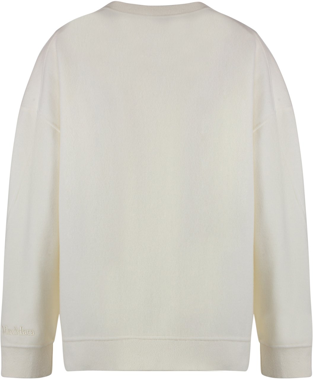 Max Mara Elvira wool and cashmere sweater Wit