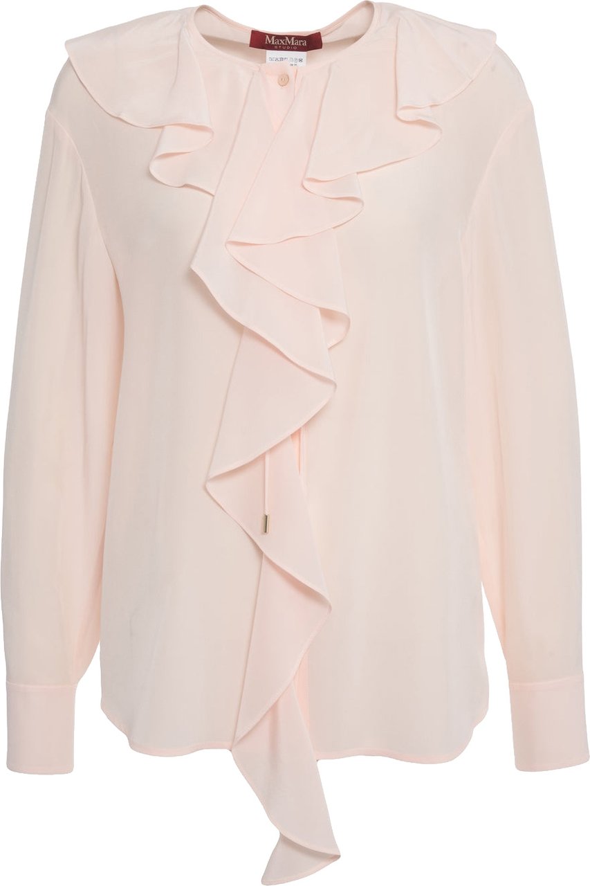 Max Mara Silk blouse 'Mstepica' Roze