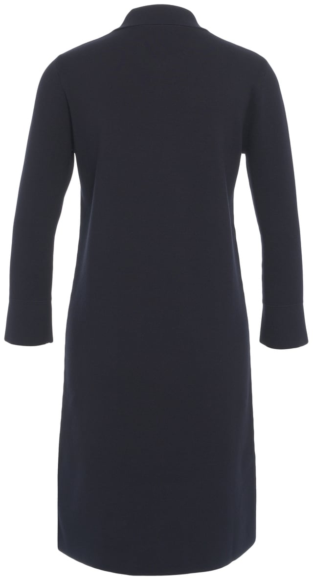 Max Mara Abito midi con colletto e cerniera Blauw