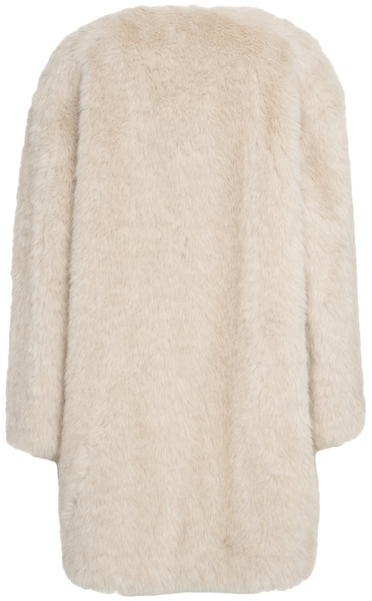 Max Mara Cappotto in ecopelliccia 'Eros' Beige