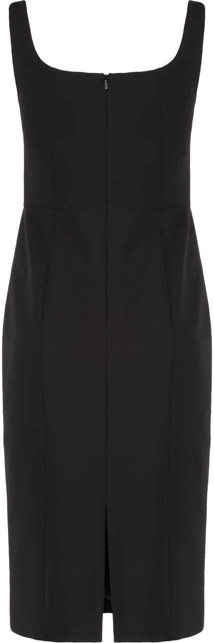 Max Mara Etruria cady dress Zwart