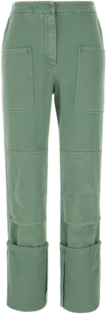 Max Mara Max Mara Green denim Facella jeans Groen