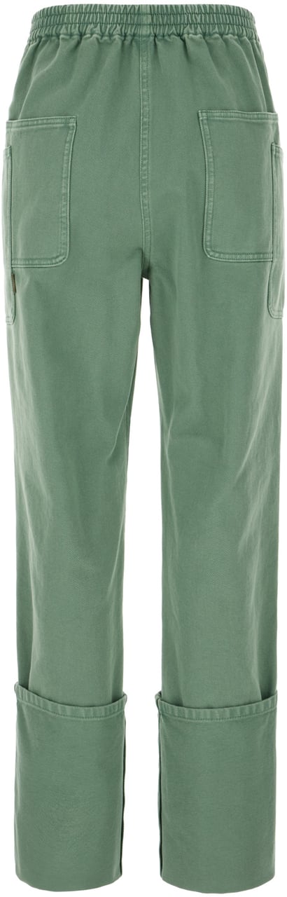 Max Mara Max Mara Green denim Facella jeans Groen