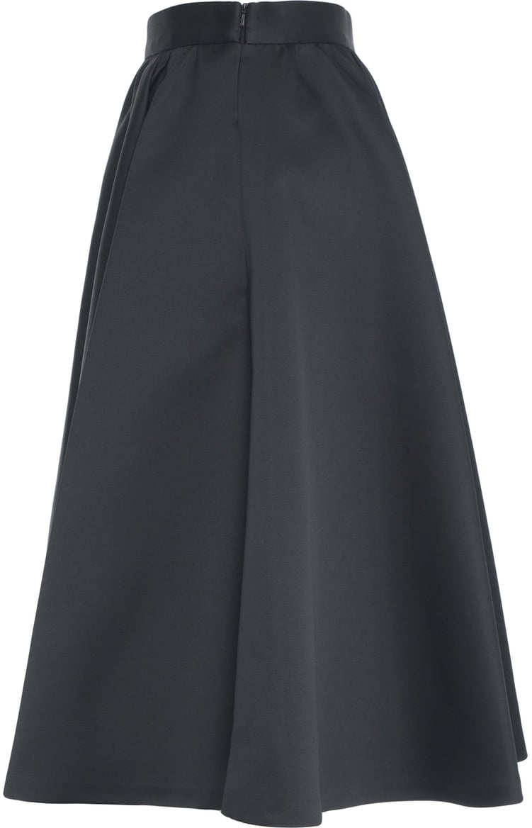 Max Mara Midi skirt 'Farneto' Zwart