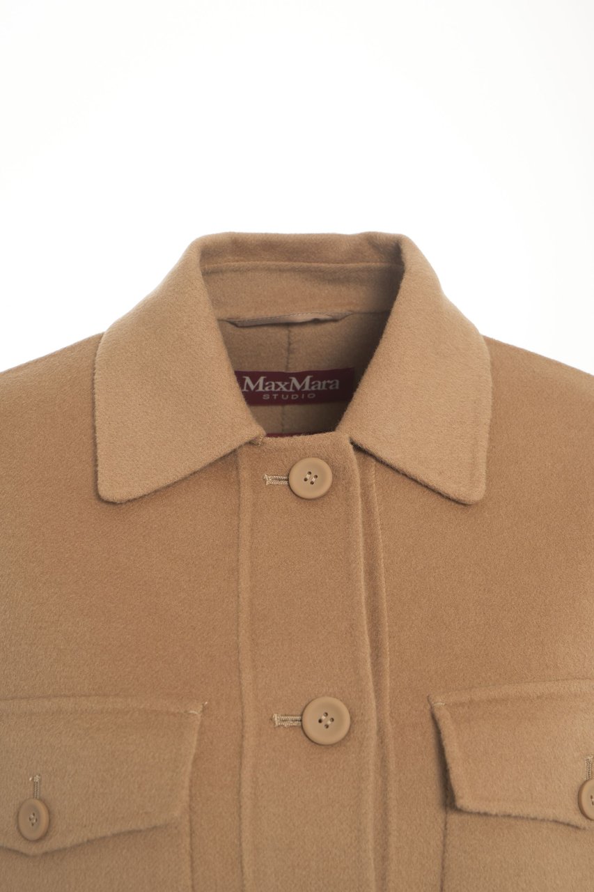 Max Mara Wool jacket 'Fiero' Bruin
