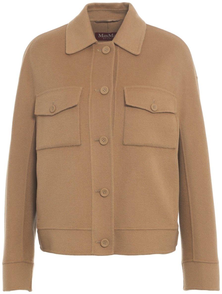 Max Mara Wool jacket 'Fiero' Bruin
