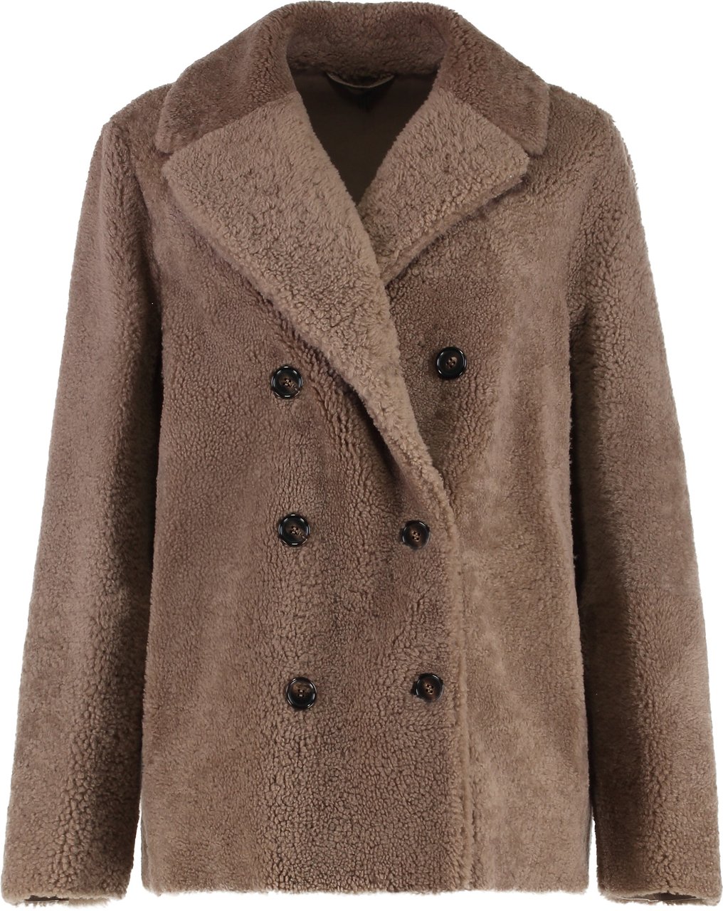Max Mara Futura double-breasted peacoat Neutraal