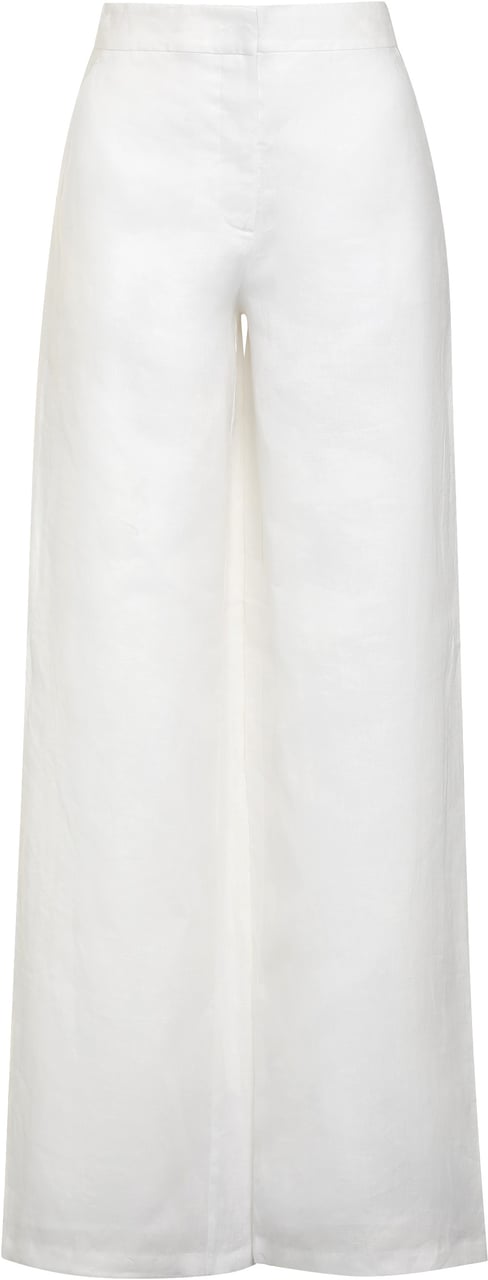 Max Mara Garibo linen trousers Wit