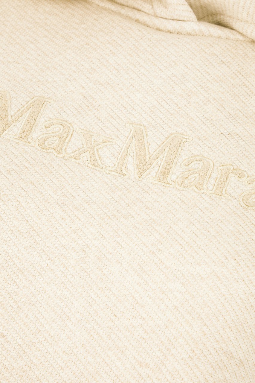 Max Mara Max Mara Sand cotton blend sweatshirt Neutraal