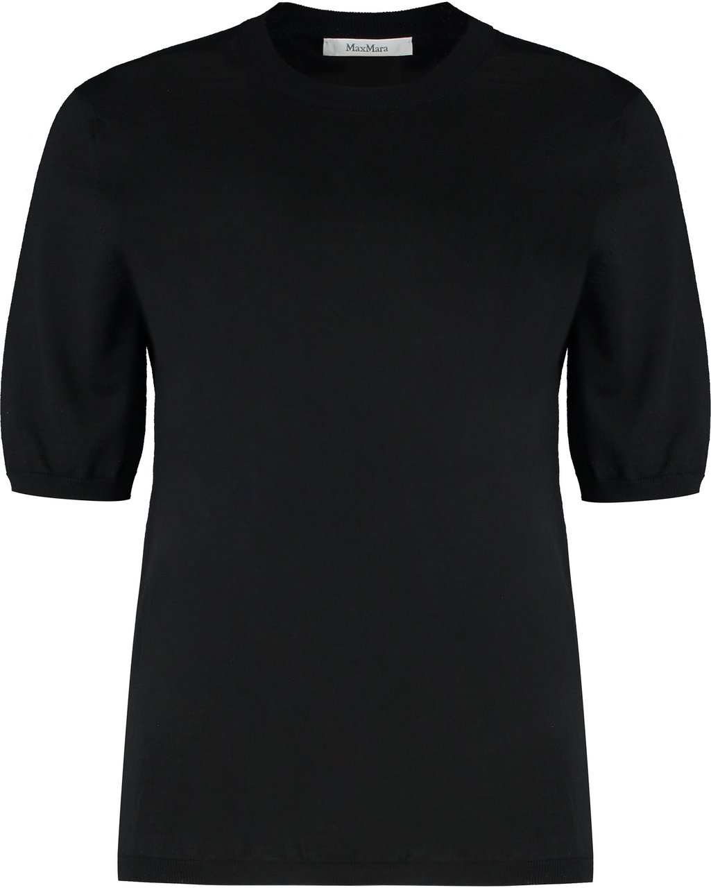 Max Mara Basic wool shirt Zwart
