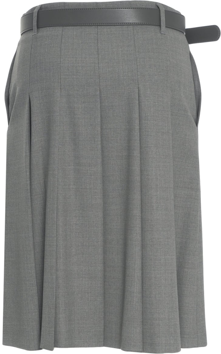 Max Mara Pleated skirt 'Gimmy' Grijs