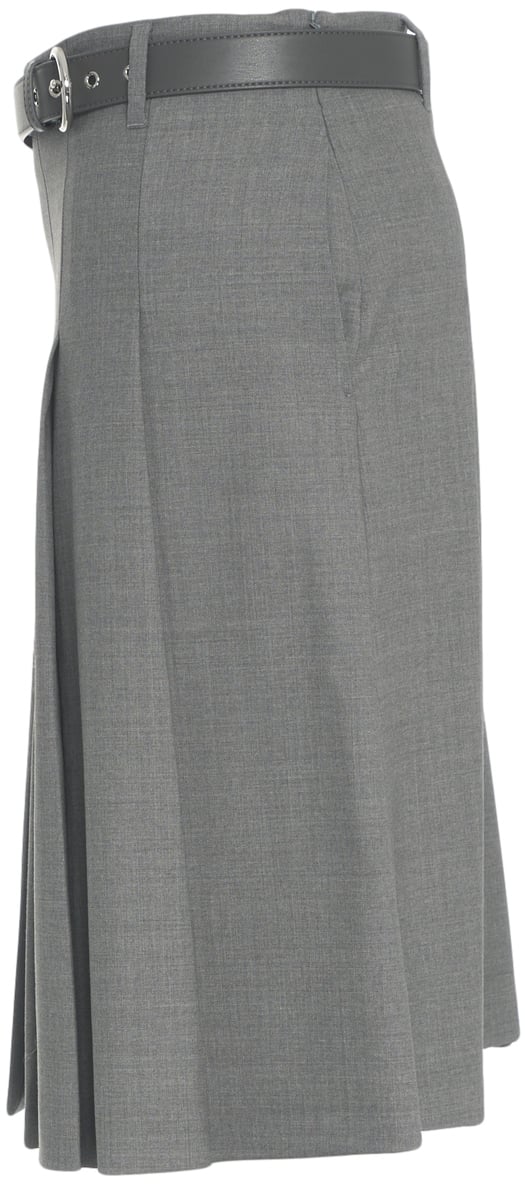 Max Mara Gonna a pieghe 'GIMMY' Grijs