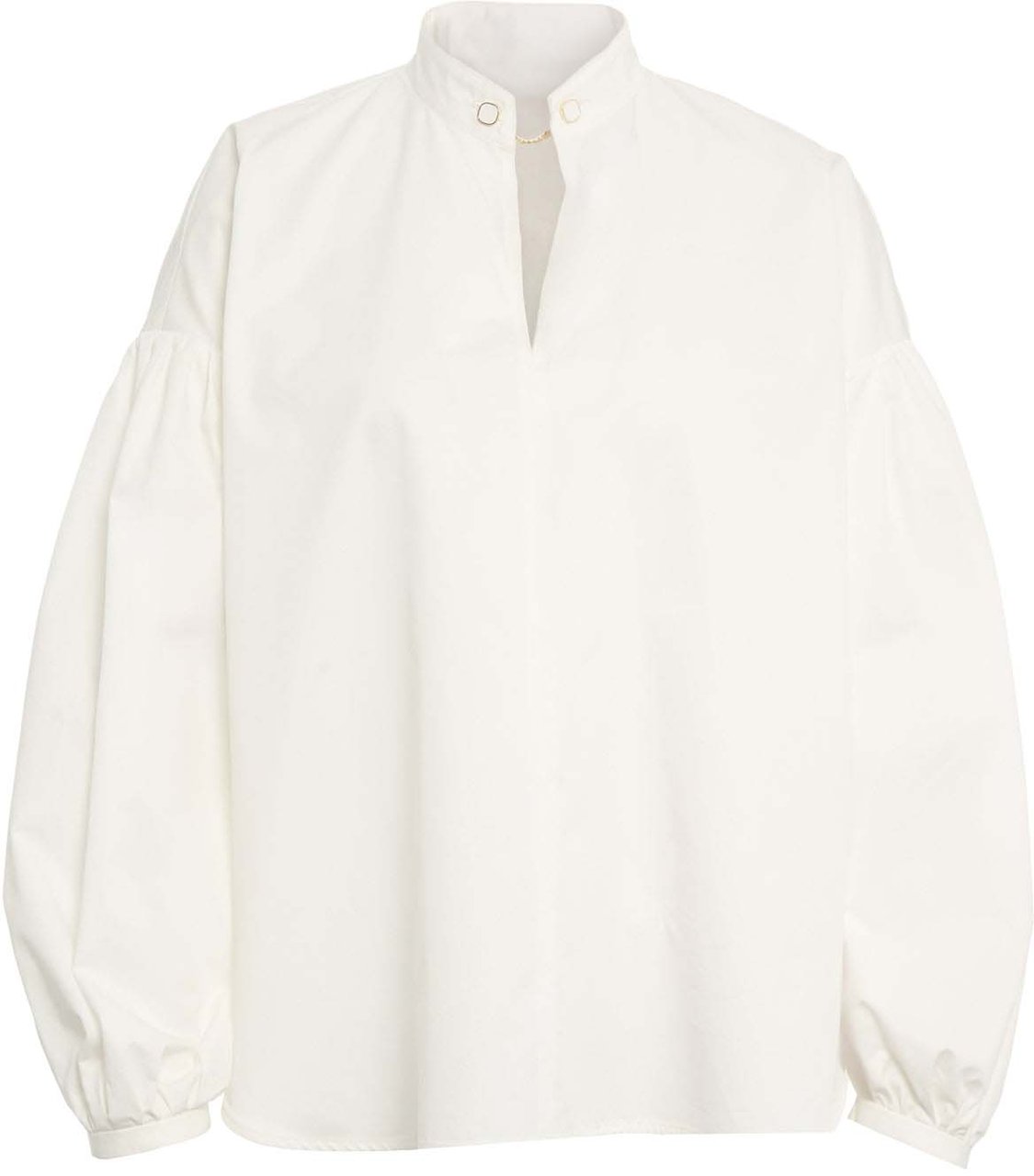 Max Mara Cotton blouse 'Ginnasta' Wit