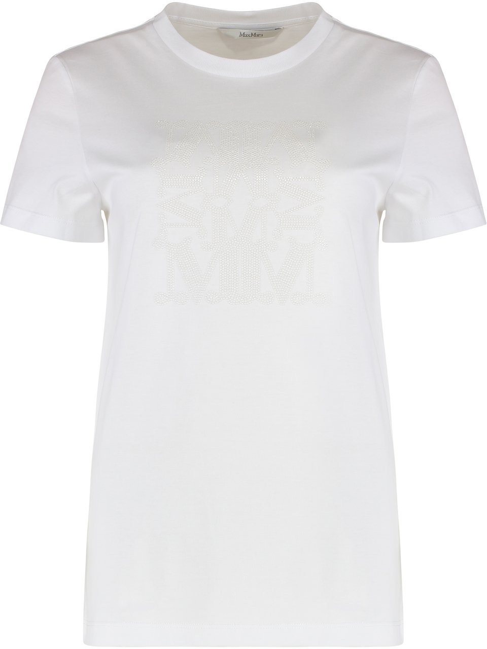Max Mara Giovane cotton crew-neck T-shirt Wit