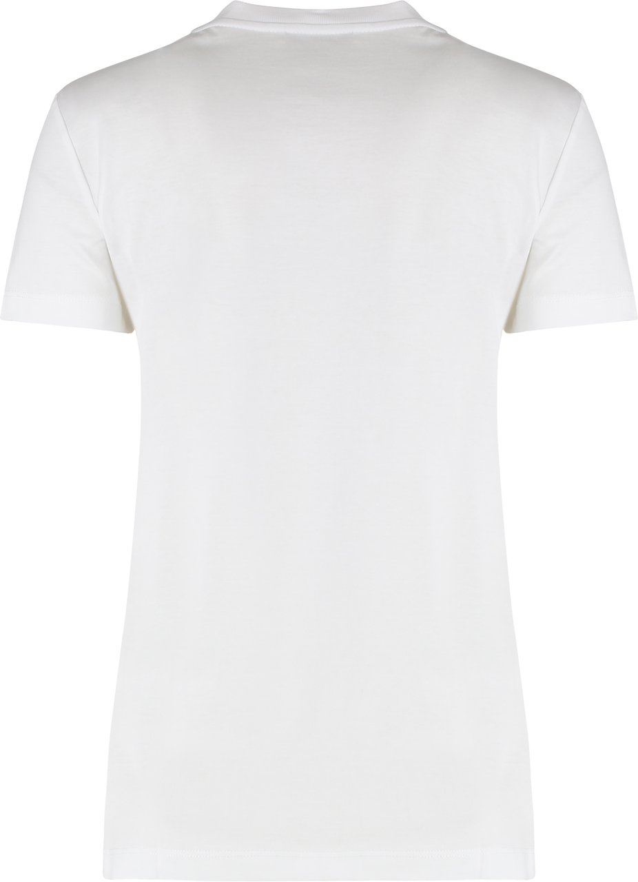 Max Mara Giovane cotton crew-neck T-shirt Wit