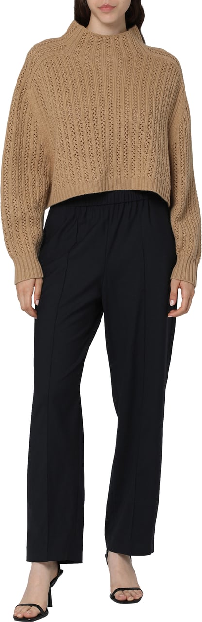 Max Mara Hodeida wool and cashmere sweater Bruin