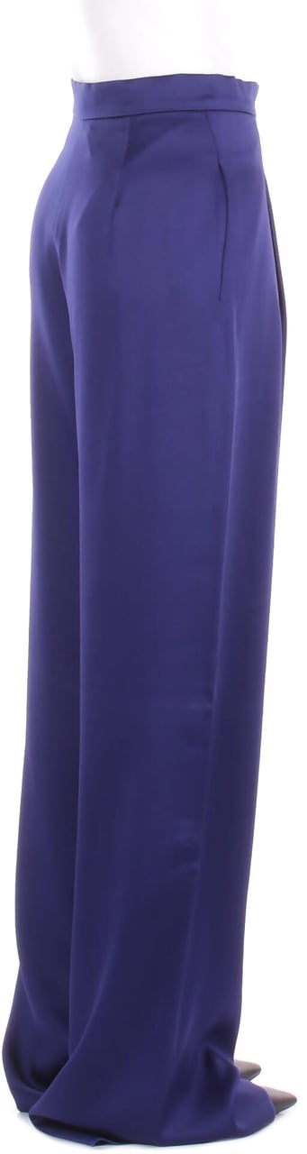 Max Mara Trousers Blue Blauw