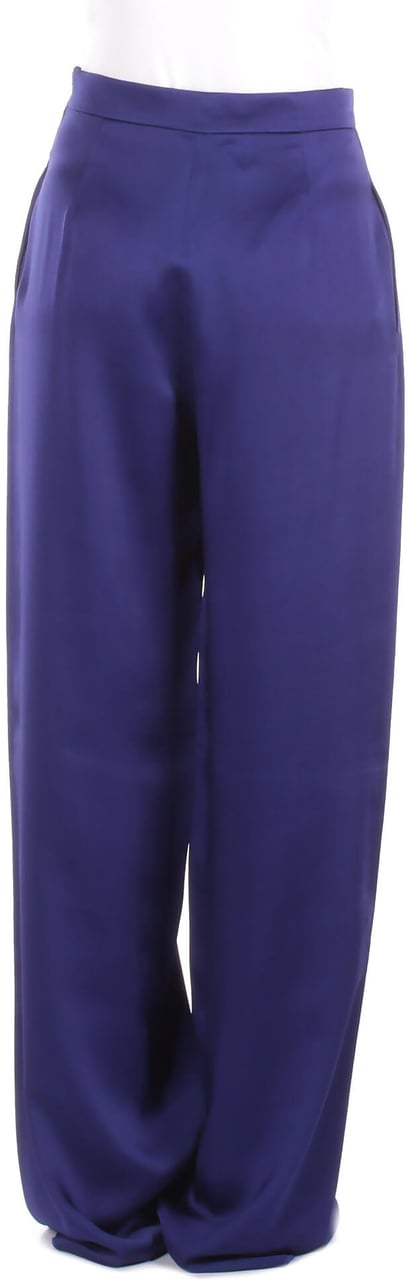 Max Mara Trousers Blue Blauw