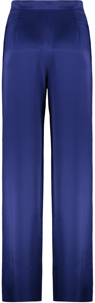 Max Mara Ieti satin trousers Blauw