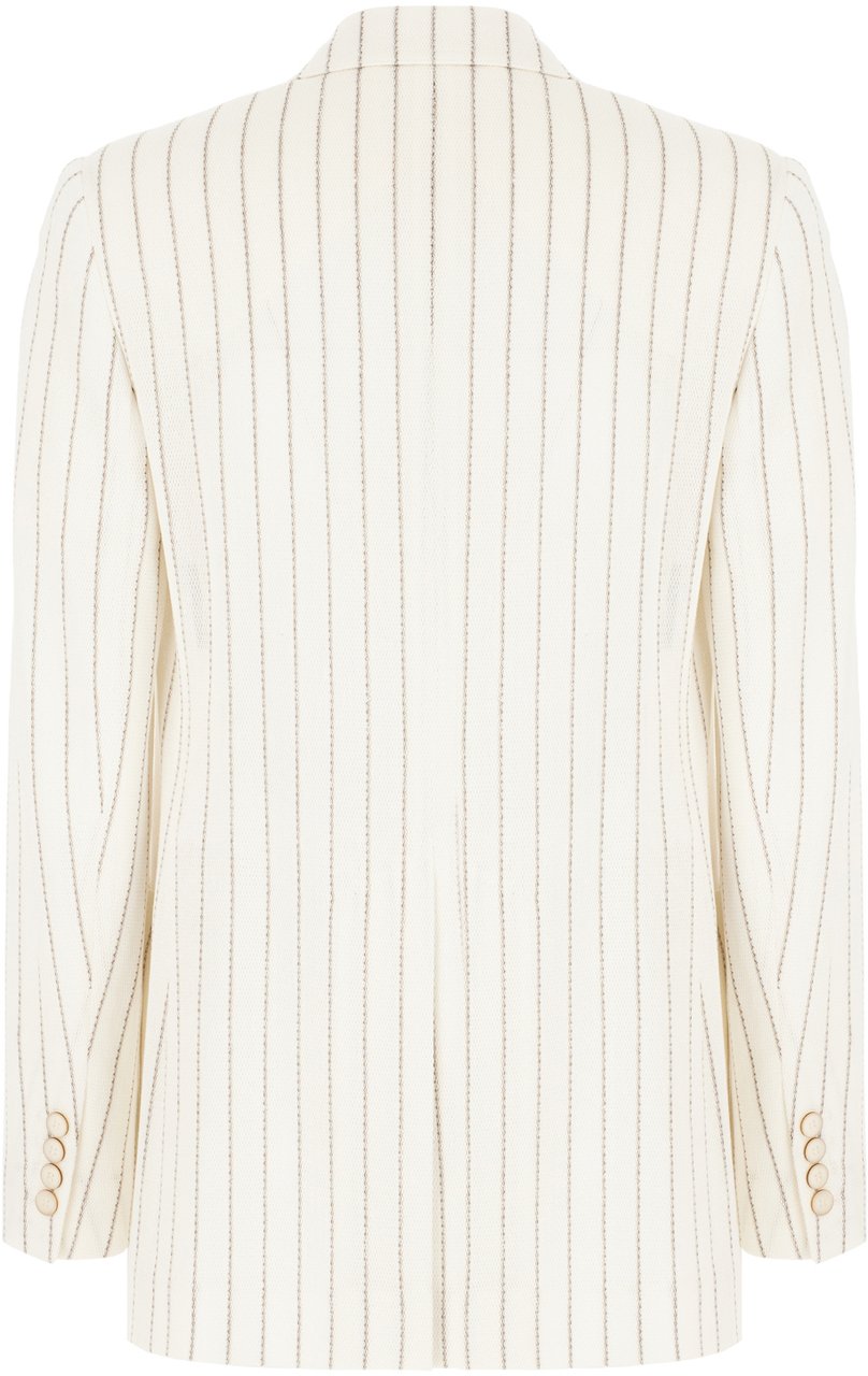 Max Mara Max Mara Embroidered cotton blend blazer Divers