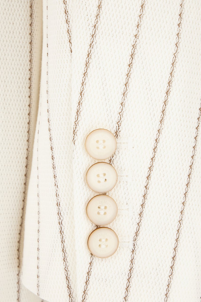 Max Mara Max Mara Embroidered cotton blend blazer Divers