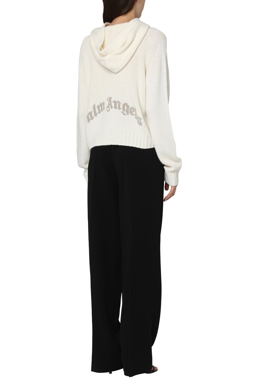 Max Mara Latina high-waist crêpe trousers Zwart