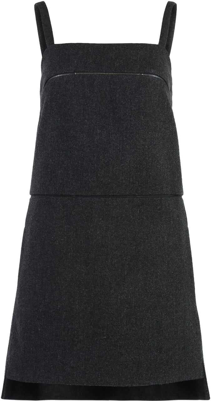Max Mara Leale virgin wool dress Grijs