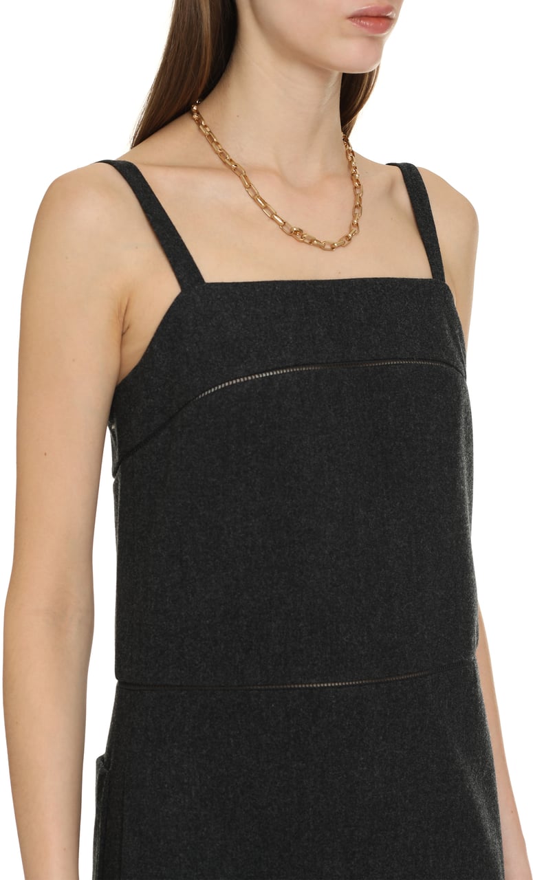Max Mara Leale virgin wool dress Grijs