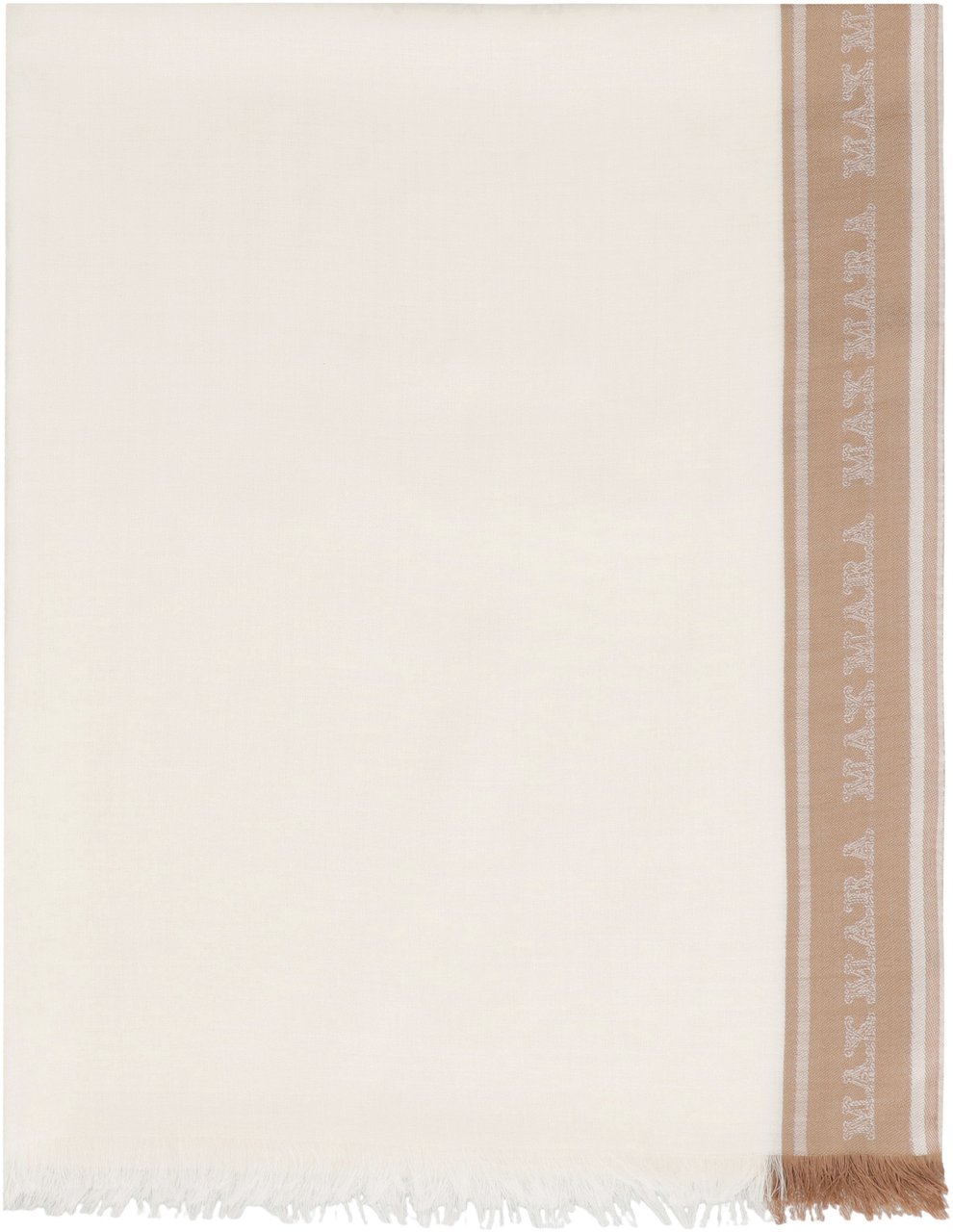 Max Mara Madre cashmere-silk blend scarf Neutraal